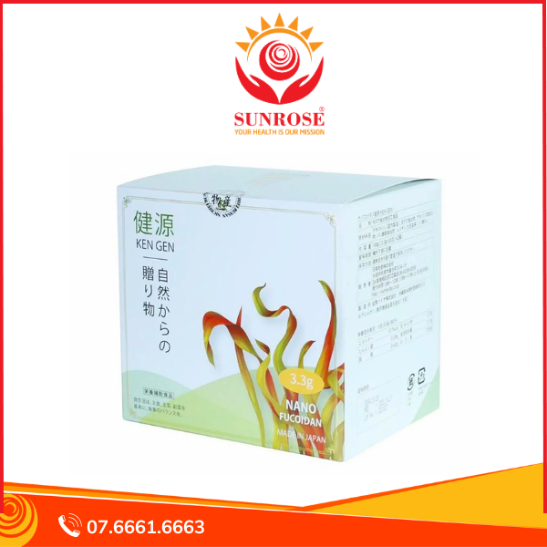 NANO FUCOIDAN KENGEN 60 gói - Bột uống hỗ trợ điều trị ung thư