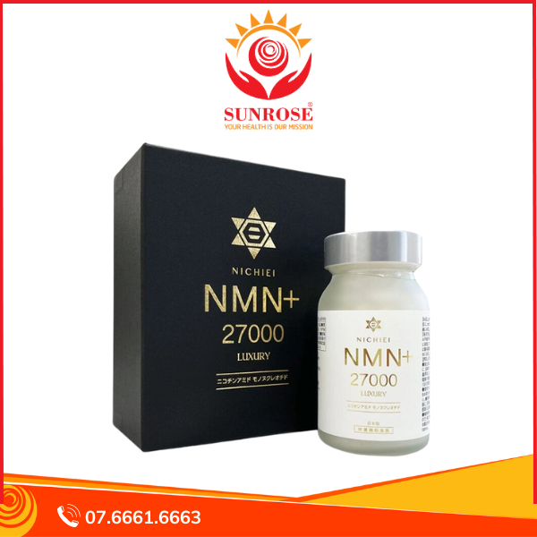 Viên Uống NMN 27000 Luxury Nhật Bản Hộp 90 Viên