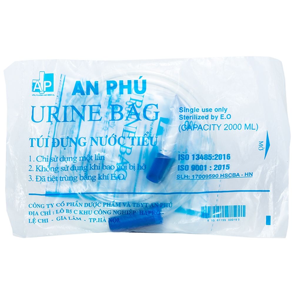 Túi đựng nước tiểu Urine Bag An Phú có van khoá (10 cái)