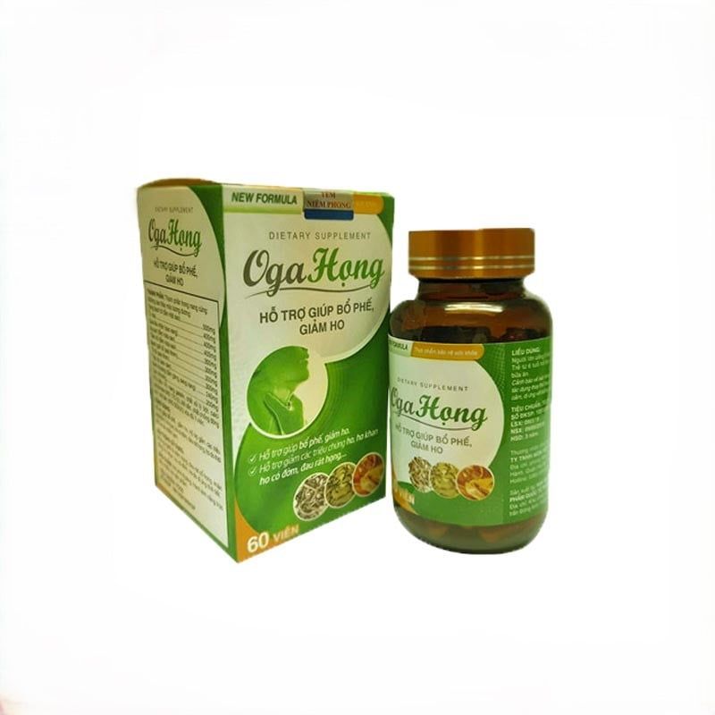 Oga Họng - Viên Uống Hỗ Trợ Điều Trị Các Bệnh Lý Về Họng Hiệu Quả