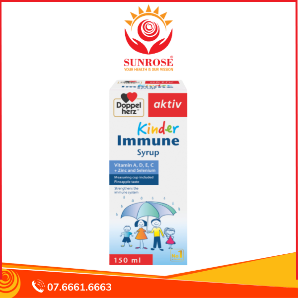 Aktiv Kinder Immune syrup - Hỗ trợ tăng cường miễn dịch - Chai 150ml