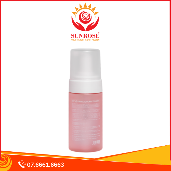 Ladycare Classic - Bọt Vệ Sinh Phụ Nữ Giúp giữ ẩm, làm mềm da, sáng da, duy trì pH tự nhiên, chai 90ml