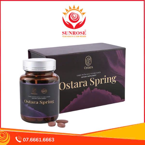 Thực phẩm bảo vệ sức khỏe Ostara Spring - Hỗ trợ nội tiết tố nữ, Sinh lý ở Nữ - Hộp 30 viên