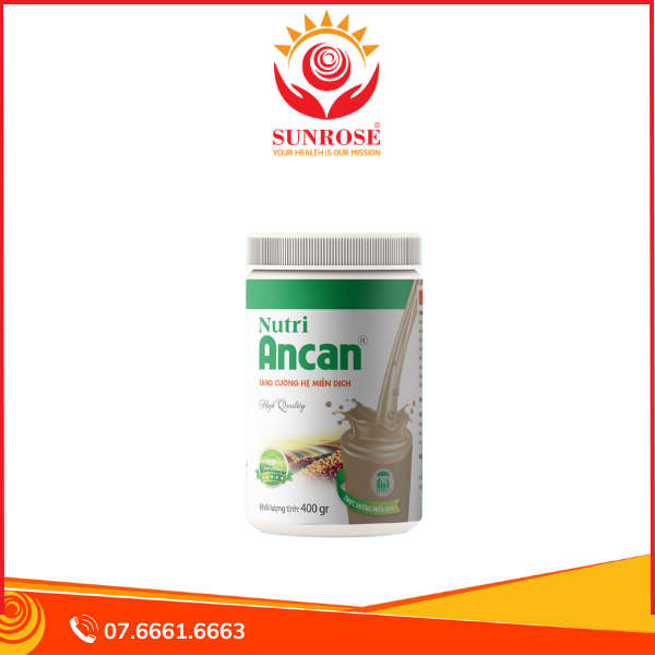 Nutri Ancan Sản Phẩm Hỗ Trợ Nâng Cao Hệ Miễn Dịch hộp 400g