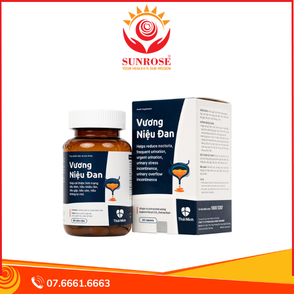 Viên nén Vương Niệu Đan Thái Minh hỗ trợ giảm tình trạng tiểu đêm, tiểu nhiều lần, tiểu gấp (80 viên)