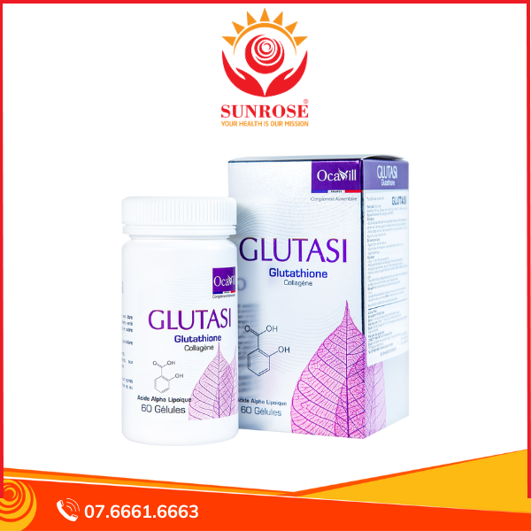 glutasi glutathione Viên uống Glutasi hỗ trợ làm đẹp da, chống lão hóa (60 viên) – Sunrose.vn