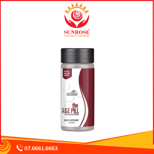 Sisel The AGE Pill- Viên Uống Hỗ Trợ Chống Lão Hóa ( Hộp 80 viên)