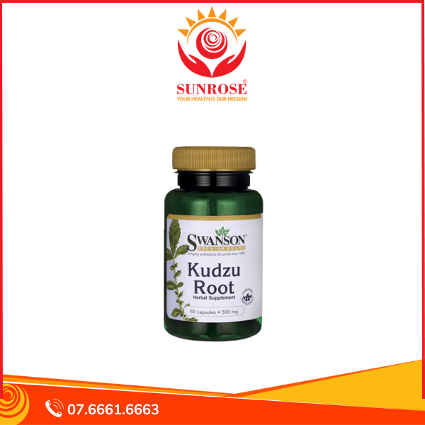 Kudzu Root – Viên Uống Thảo Dược Giúp Cai Rượu Hiệu Quả Hộp 60 viên