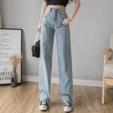  Quần Jeans Nữ Khoét Eo  8010 