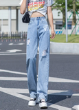  Quần Jeans Nữ In Chữ Q8008 