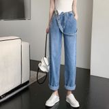  Quần jeans nữ Yếm 1 Dây Chéo J16622 