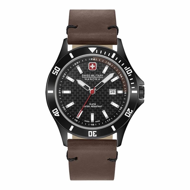 Đồng hồ Nam Swiss Military Hanowa - 06-4161.2.30.007.05 - Dây Da