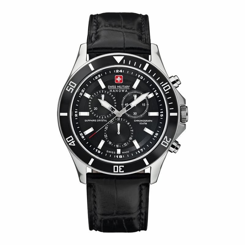 Đồng hồ Nam Swiss Military Hanowa - 06-4183.7.04.007 - Dây Da