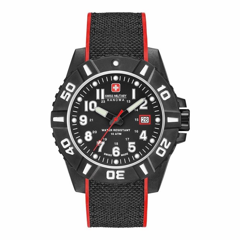Đồng hồ Nam Swiss Military Hanowa - 06-4309.17.007.04 - Vải dệt + Silicone