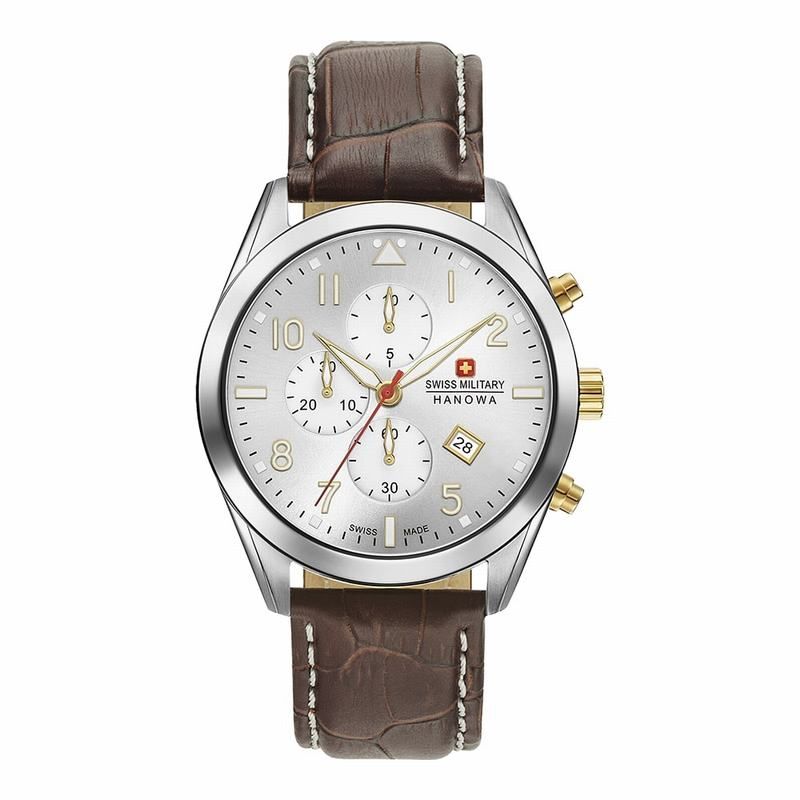 Đồng hồ Nam Swiss Military Hanowa - 06-4316.04.001 - Dây Da