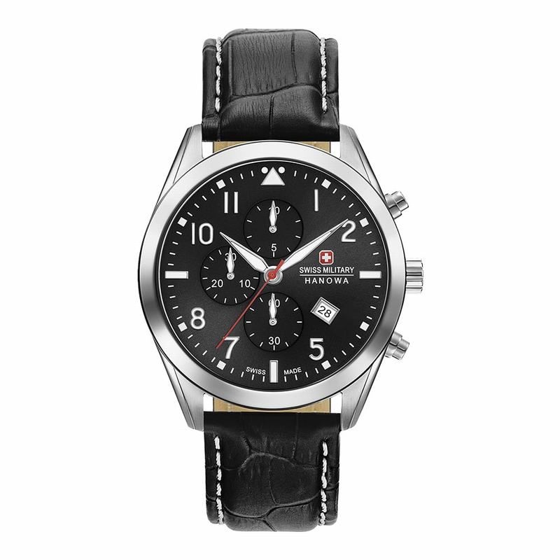 Đồng hồ Nam Swiss Military Hanowa - 06-4316.04.007 - Dây Da