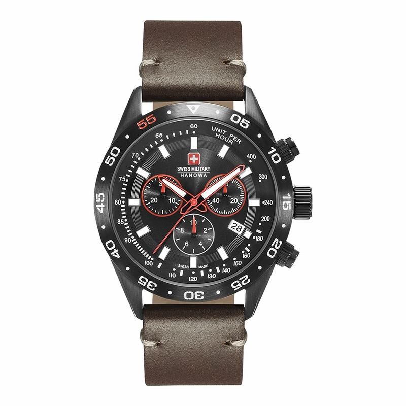 Đồng hồ Nam Swiss Military Hanowa - 06-4318.13.007 - Dây Da