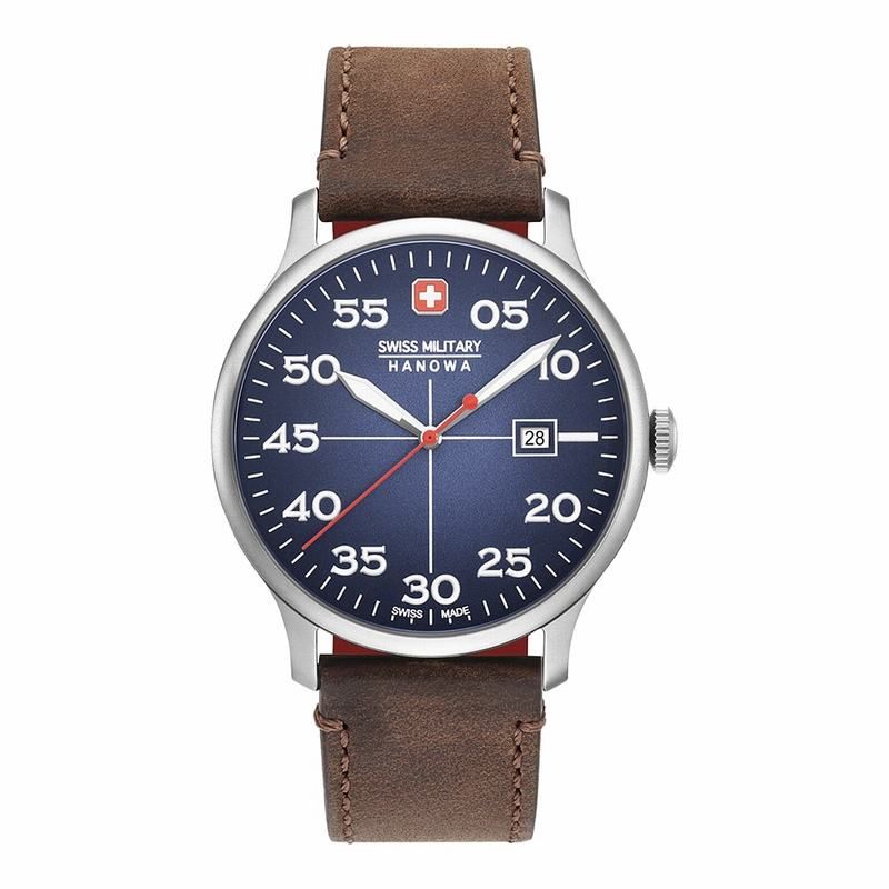 Đồng hồ Nam Swiss Military Hanowa - 06-4326.04.003 - Dây Da