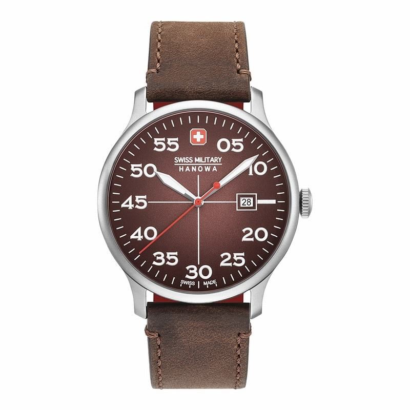 Đồng hồ Nam Swiss Military Hanowa - 06-4326.04.005 - Dây Da