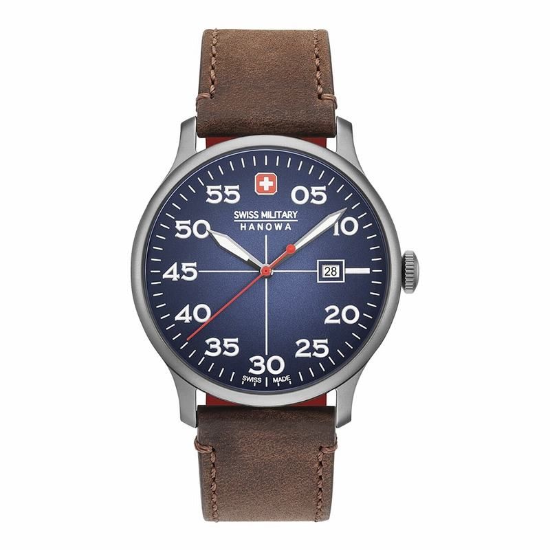 Đồng hồ Nam Swiss Military Hanowa - 06-4326.30.003 - Dây Da