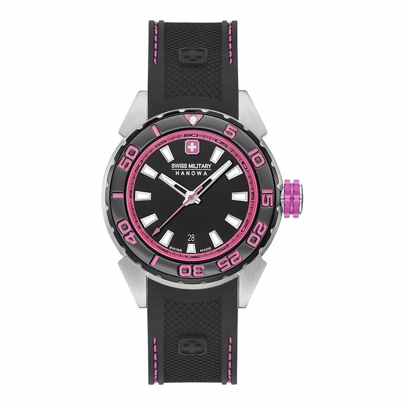 Đồng hồ Nữ Swiss Military Hanowa - 06-6323.04.007 - Dây Silicone