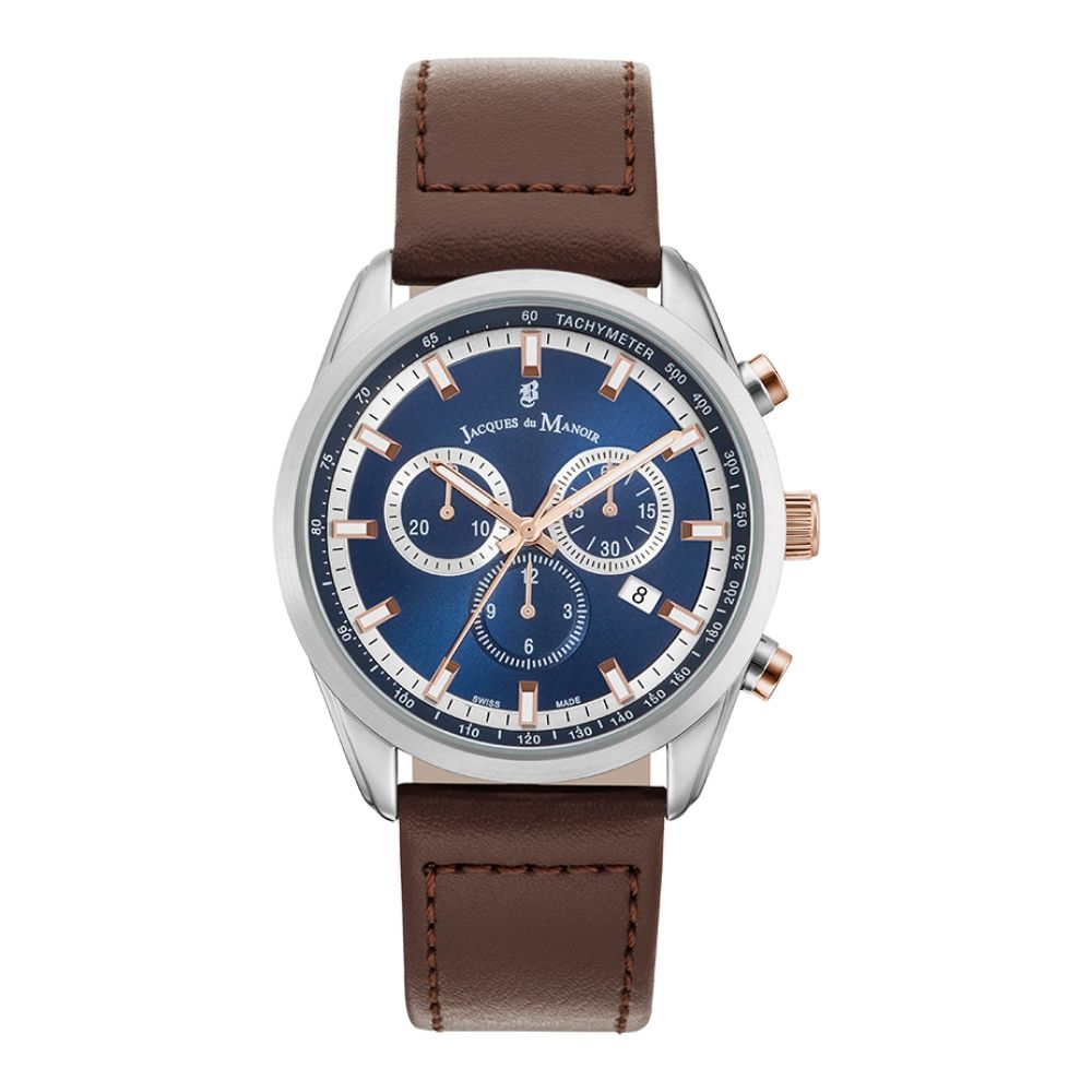 Đồng hồ Nam Jacques du Manoir - AP.04 - Dây Da
