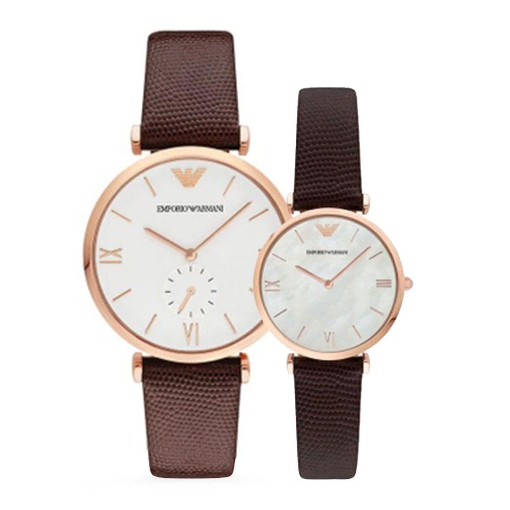 Đồng hồ Set Emporio Armani - AR9042 - Dây Da