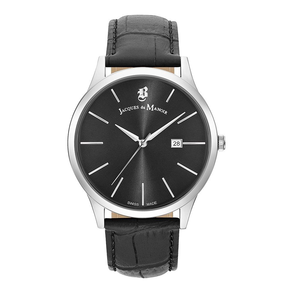 Đồng hồ Nam Jacques du Manoir - EMG.07 - Dây Da