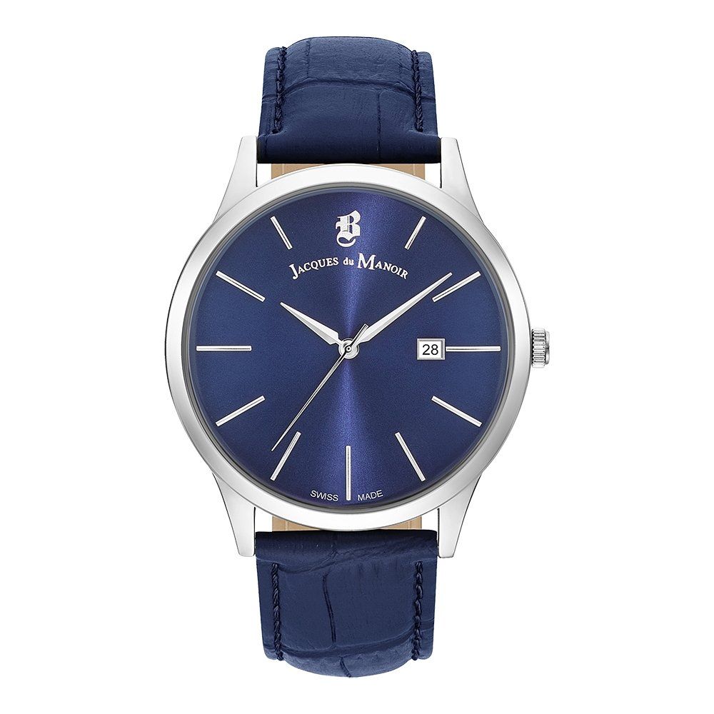 Đồng hồ Nam Jacques du Manoir - EMG.08 - Dây Da