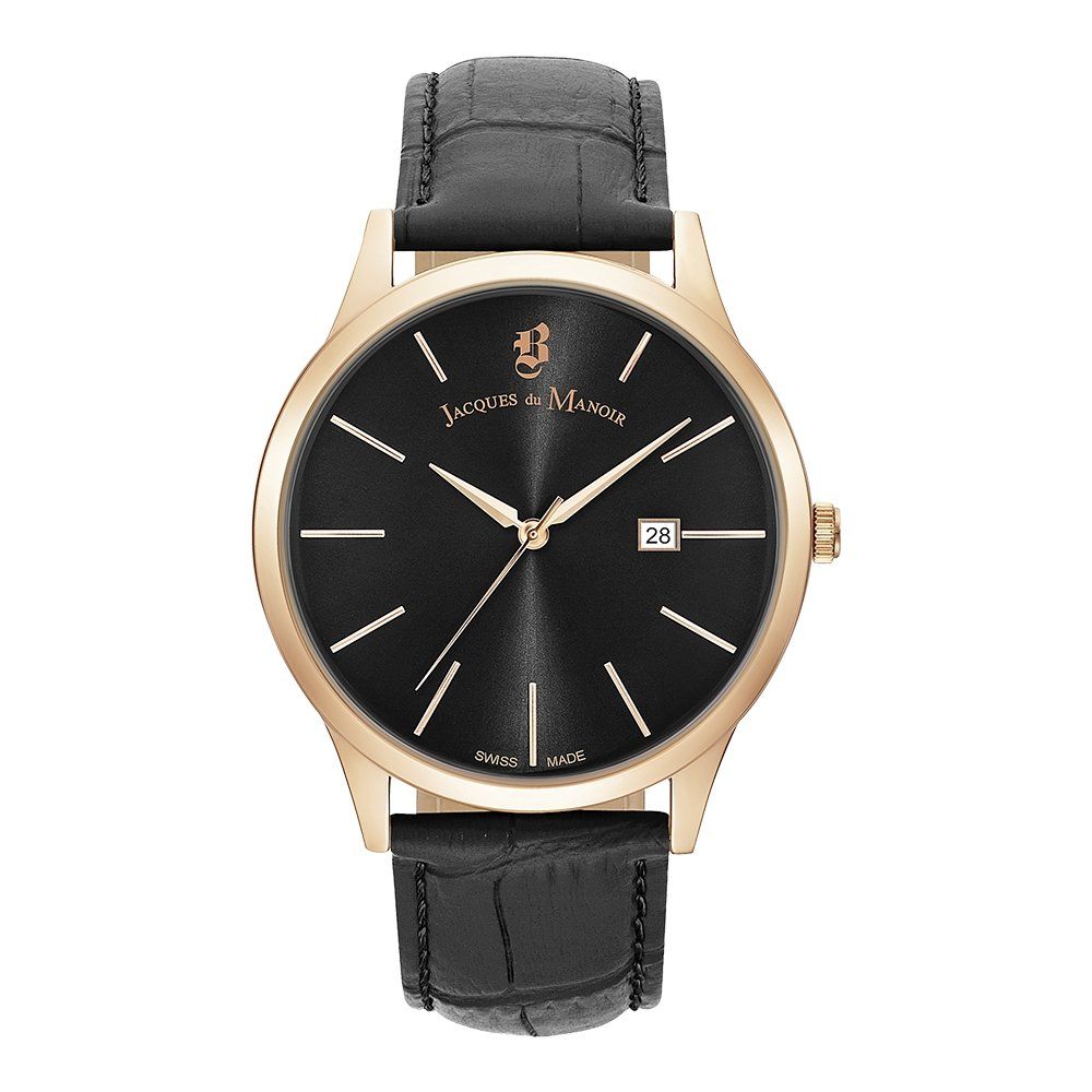 Đồng hồ Nam Jacques du Manoir - EMG.12 - Dây Da