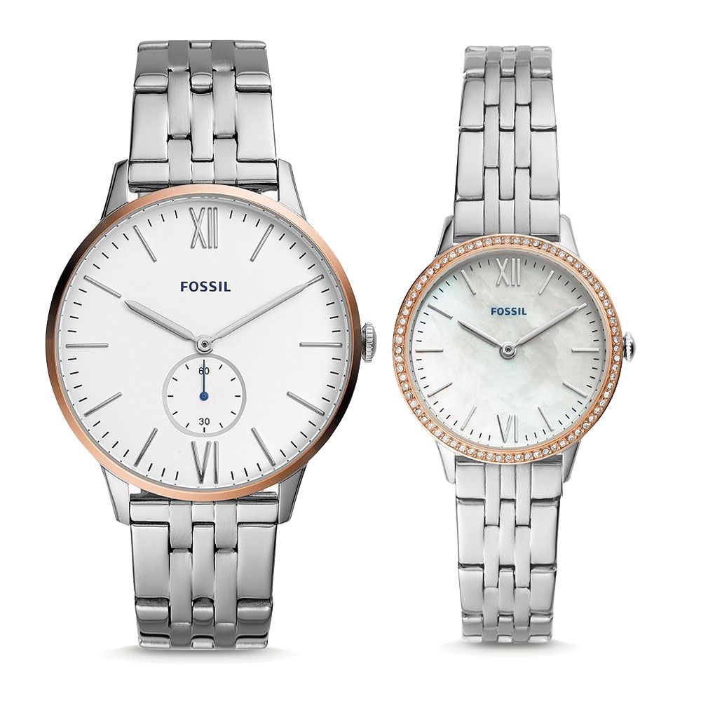 Đồng hồ Nam, Nữ Fossil - FS5562SET - Dây Kim Loại