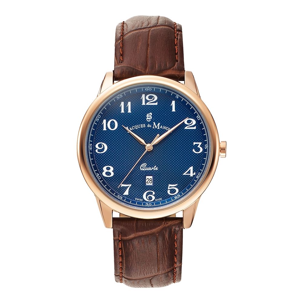 Đồng hồ Nam Jacques du Manoir - LE.04 - Dây Da