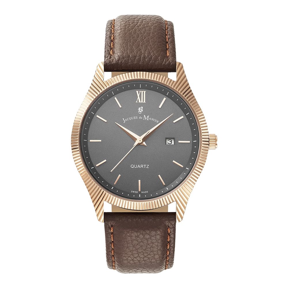 Đồng hồ Nam Jacques du Manoir - SEB.02 - Dây Da
