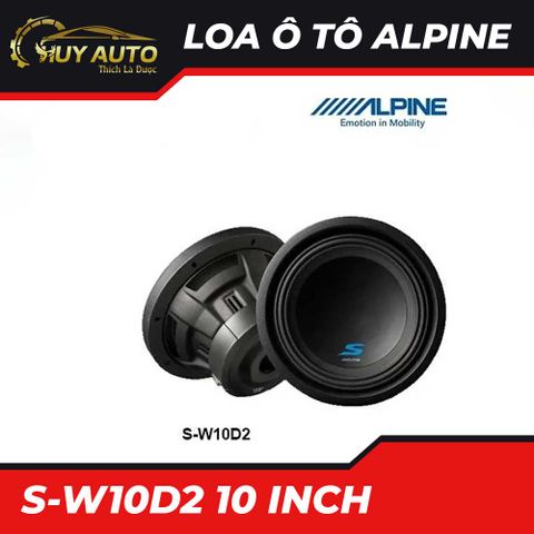 Loa Sub Hơi - Siêu Trầm Alpine S-W10D2 10 INCH
