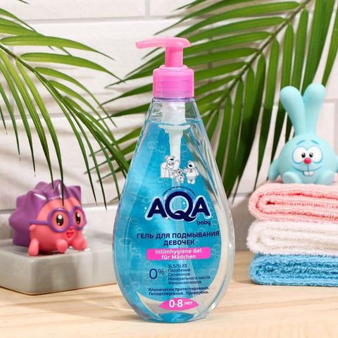 Dung Dịch Vệ Sinh Bé Gái Aqua Baby Của Nga 250Ml