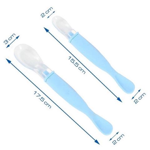 Set 2 Thìa Silicone