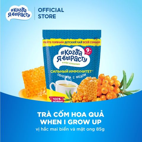 Trà Cốm Kogda Hắc Mai Biển, Mật Ong 85g Cho Bé Từ 9 Tháng Tuổi