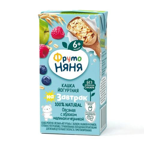 Sữa Chua Ngũ Cốc Fruto Vị Yến Mạch, Táo Và Berry 200Ml Của Nga