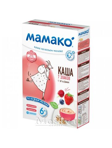 Bột Ăn Dặm Sữa Dê Mamako Ngũ Cốc Berries 200G Của Nga