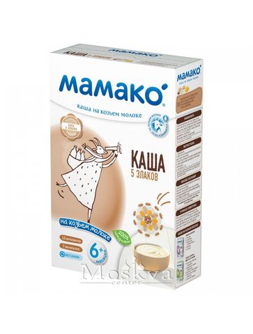 Bột Ăn Dặm Sữa Dê Mamako Ngũ Cốc 200G Của Nga