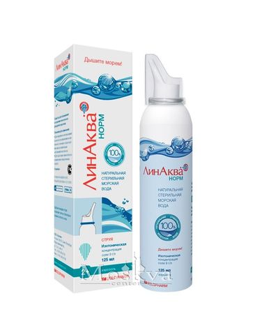 Xịt Muối Biển Lin-Aqua Normal 125Ml Của Nga