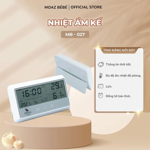 Nhiệt Ẩm Kế Moaz Bébé Mb-027