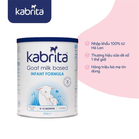 Sữa Dê Kabrita Số 1 400g Cho Trẻ 0-12 Tháng