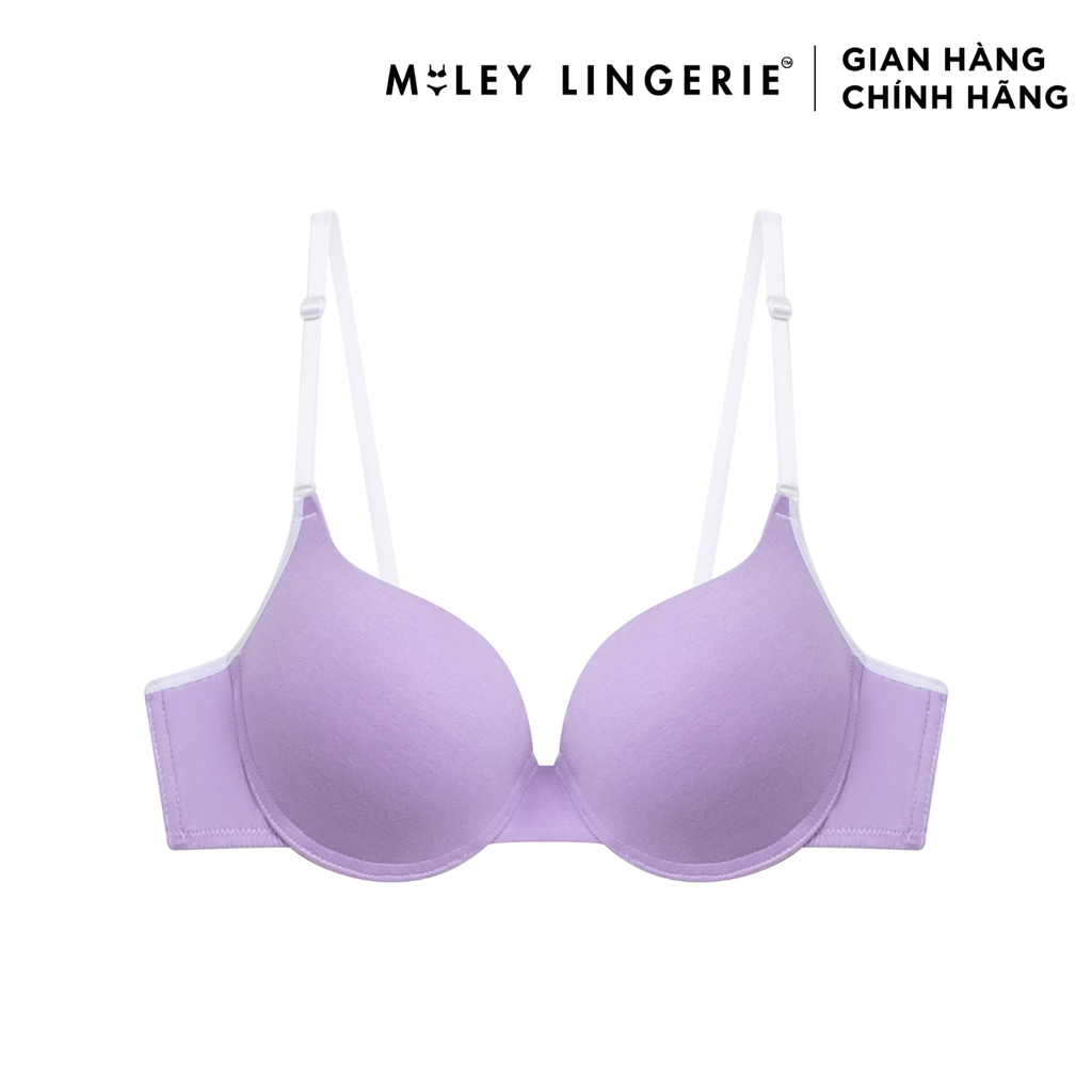 Bộ Đồ Lót Áo Cotton Có Gọng Đệm Vừa Nâng Ngực Và Quần Lưng Chéo Đồng Bộ Miley Lingerie