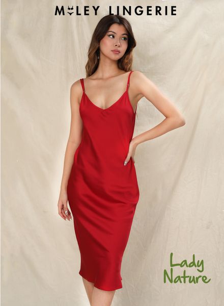 Đầm lụa hai dây sexy LADY NATURE [DSS0411]