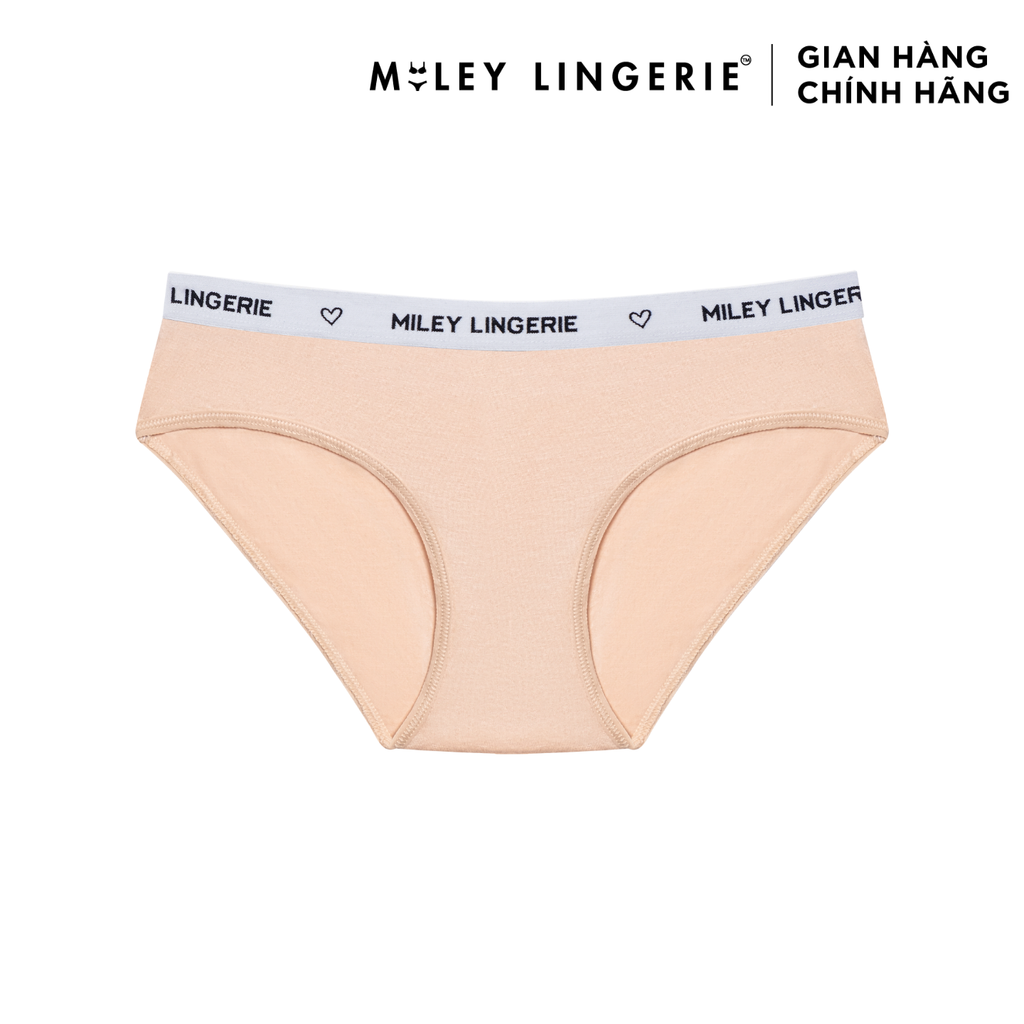 Bộ Quần Áo Cho Nữ Áo Ngực Cotton Có Gọng Và Quần Đồng Bộ Lưng Logo BeingMe Miley Lingerie