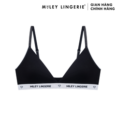 Áo Ngực Cổ V Vải Sợi Thiên Nhiên Lưng Logo Being Me Miley Lingerie