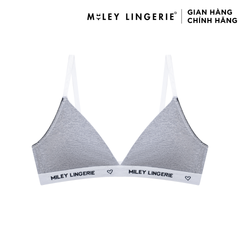 Bộ Đồ Lót Áo Có Đệm Mút Mỏng Và Quần Lưng Chéo Vải Cotton Tự Nhiên BeingMe Dust Star Miley Lingerie