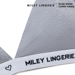 Bộ Đồ Lót Áo Có Đệm Mút Mỏng Và Quần Lưng Chéo Vải Cotton Tự Nhiên BeingMe Dust Star Miley Lingerie