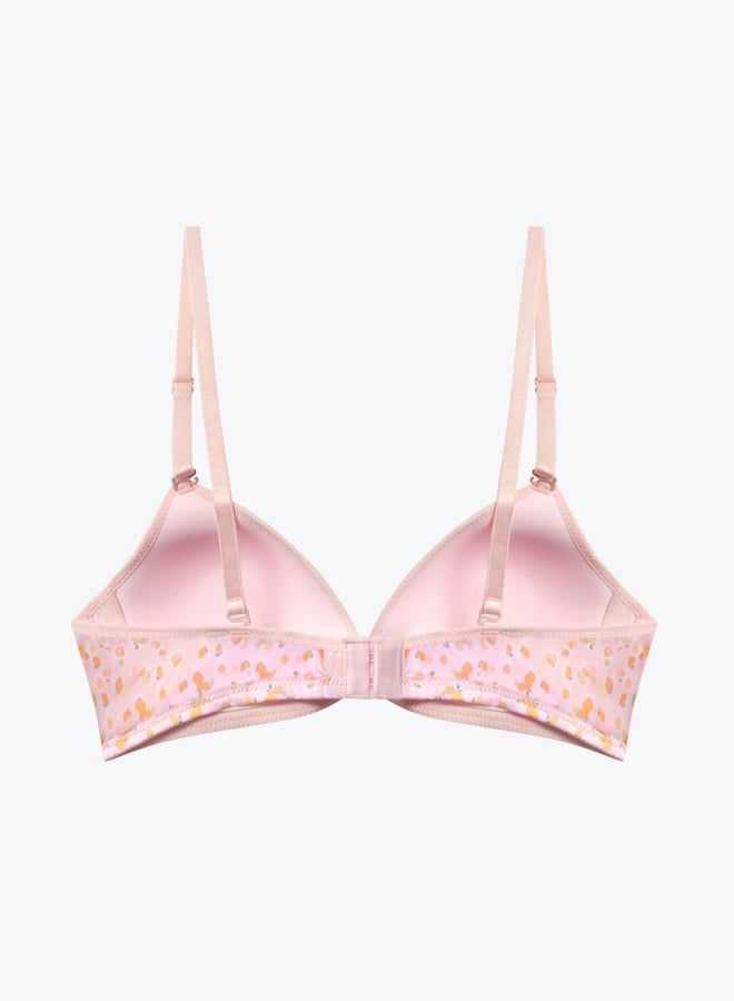 Áo Ngực Bralette Không Gọng Thun Lạnh Hoa Văn Active [BRM10015]